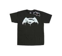 DC Comics Maglietta Batman Contro Superman Logo Scrostato Uomo (BI15965)