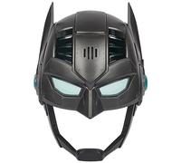 DC Comics, maschera di Batman Armor-Up con visiera, oltre 15 suoni e frasi, luci, batterie incluse, costume da supereroe, gioco di ruolo per bambini dai 4 anni in su