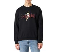 dc comics Meshazmsw003 Felpa, Nero, M Uomo