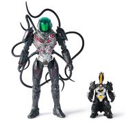 DC Comics, Metal Force Brainiac vs. Batman, confezione di action figure Brainiac extra large da 30 cm, esclusiva figura di Batman da 10,2 cm, include scheda personaggio, giocattoli per bambini per