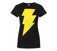 DC Comics Nero Black Adam Logo T-shirt a maniche corte Donne