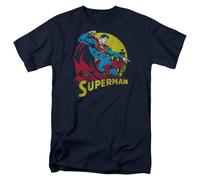 DC Comics Originals Big Blue T-Shirt Uomo Navy in Cotone Manica Corta