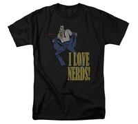 DC Comics - Originals - Superman I Love Nerds - T-Shirt Da Adulto