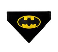 DC Comics Pet Bandana Batman Shield Logo Black Yellow Slip On Collar Bandana Onl