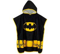 DC Comics Poncho Asciugamano con Cappuccio per Ragazzi Batman