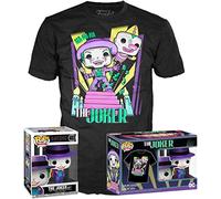 Batman The Joker With Speaker (403) + T-Shirt (Taglia XL) POP & Tee Vinyl Figure