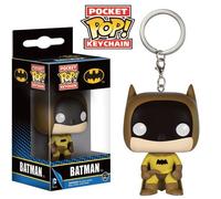 Dc Comics Portachiavi Pocket Pop Vinile 75th Anniversario Batman Gialla 4 CM