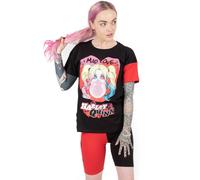 DC Comics Harley Quinn Pigiama Womens Mad Love T-Shirt & Cycling Short Set