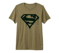 DC Comics - Scudo Anti-Schizzi di Superman Doomsday, Graffiti Maglietta Premium