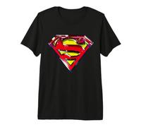 DC Comics, Simbolo di Superman Mineral 3D Crystal Glossy Shield Maglietta Premium