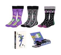 CERDÁ LIFE'S LITTLE MOMENTS Pack Calcetines 3 Piezas Batman Joker Calzini, Multicolore, 38-45 Unisex-Adulto