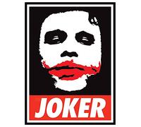 dc comics Stampa su Tela Obey The Joker, Cotone, Multicolore, 1.80 x 60.00 x 80.00 cm