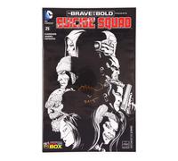 DC Comics Suicide Squad #25 | Comic Con Box Copertina B&W | AUTOGRAFATO