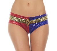 DC Comics Suicide Squad Harley Quinn Pantaloncini Mutandine Costume per Halloween Cosplay