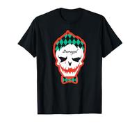 DC Comics Suicide Squad Joker Laughing Skull Maglietta