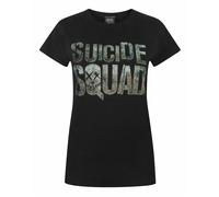 DC Comics Suicide Squad Nero Logo T-shirt a maniche corte Donne