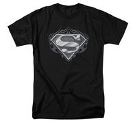 DC Comics - Superman - Biker Metal - T-Shirt Adulti Unisex Manica Corta - Nera