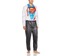 DC Comics Superman Clark Kent Costume Da Uomo, Bianco