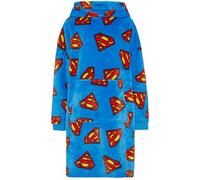 dc comics Superman Felpa Oversize con Cappuccio Unisex in Pile e Tasca Gigante per Bambini - 2-4 Anni: 104cm