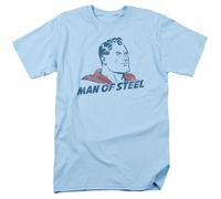 DC Comics - Superman - L'Uomo - T-Shirt A Maniche Corte Unisex Adulti - Blu