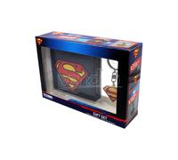 Dc Comics Superman Portafoglio + Portachiavi con Logo AbyStyle