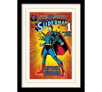 DC Comics Superman - Stampa incorniciata, 30 x 40 cm