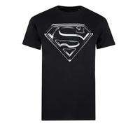 DC Comics Superman Steel Logo T-Shirt Uomo (Pacco da 1)