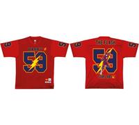dc comics Meflahots011 T-Shirt, Rosso, XXL Uomo