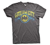 DC Comics - T-Shirt Batman Gotham City Homme M - Hybris - Gris DarkGrey