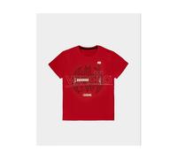 Dc Comics T-Shirt Logo Batman Rosso Difuzed
