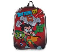 DC Comics Teen Titans Go - Zaino per bambini, con cinghie imbottite da 38,1 cm e scomparto con cerniera, in poliestere leggero e resistente, perfetto per la scuola materna e l'asilo