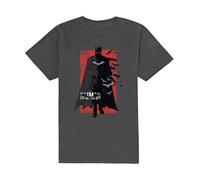 Dc Comics The Batman Distressed Logo autorizzato Uomo maglietta
