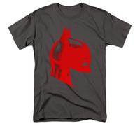 DC Comics - The Batman - Maschera - Adulto Unisex T-Shirt - Grigio