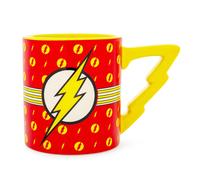 Dc Comics The Flash Logo Ceramica Tazza Con Bullone Lightning Manico Porta 591ml
