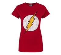 DC Comics The Flash Rosso Flash Logo T-shirt a maniche corte Donne