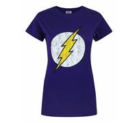 DC Comics The Flash Viola Logo T-shirt a maniche corte Donne