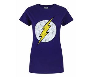 DC Comics The Flash Viola Logo T-shirt a maniche corte Donne