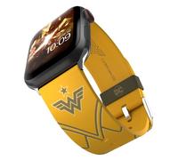 DC Comics - Wonder Woman 1984: Golden Armor Edition - Cinturino in silicone con licenza ufficiale compatibile con Apple Watch