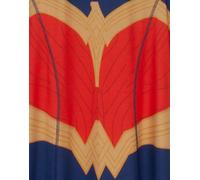 DC Comics Wonder Woman Blu Logo Abito a pieghe senza maniche Donne