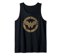 DC Comics Wonder Woman Distressed Shield Canotta