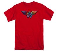 DC Comics - Wonder Woman - Logo Tie Dye - T-Shirt Da Adulto