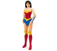 dc comics, WONDER WOMAN, Personaggio WONDER WOMAN 30 cm, Personaggio in scala 30 cm con decorazioni originali e 11 punti di articolazione - Giocattoli per bambini e bambine dai 3 anni