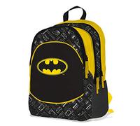 DC Comics, Zaino scuola Batman Unisex-Bambini e ragazzi, Nero/Giallo, unica