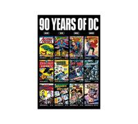 Dc Comis Art Print 90 Years Edizione Limitata 42 X 30 Cm Fanattik