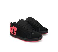 DC Court Graffik Casual Low Top Skate Shoe, Scarpe da Skateboard Donna, Nero Rosa 1, 40 EU
