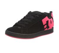DC Court Graffik - Scarpe da skate casual da donna, nero/rosa acceso., 39 EU