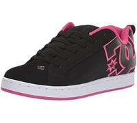 DC Court Graffik - Scarpe da Skate Casual da Donna, Stencil Nero/Rosa, 42 EU