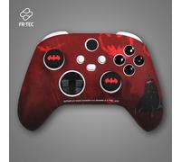 FR-TEC Set de Funda de Silicona Lisa y Aterciopelada + Grips para Mando Xbox Series X/S - Diseño Batman - Grips con Logo de Ba