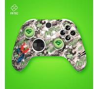 FR-TEC Set de Silicona y Grips para Mando Xbox Series X/S - Estetica Kryptonita - Funda de Silicona Aterciopelada - Grips con L