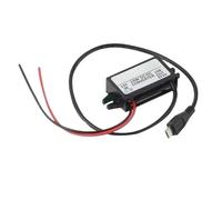 DC-DC 12V a 5V 3A 15W Convertitore di alimentazione for auto Micro Mini USB Step Down Adattatore di uscita di tensione di alimentazione(Straight Micro USB)